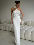 Vivian White Bodycon Sleeveless Maxi Dress