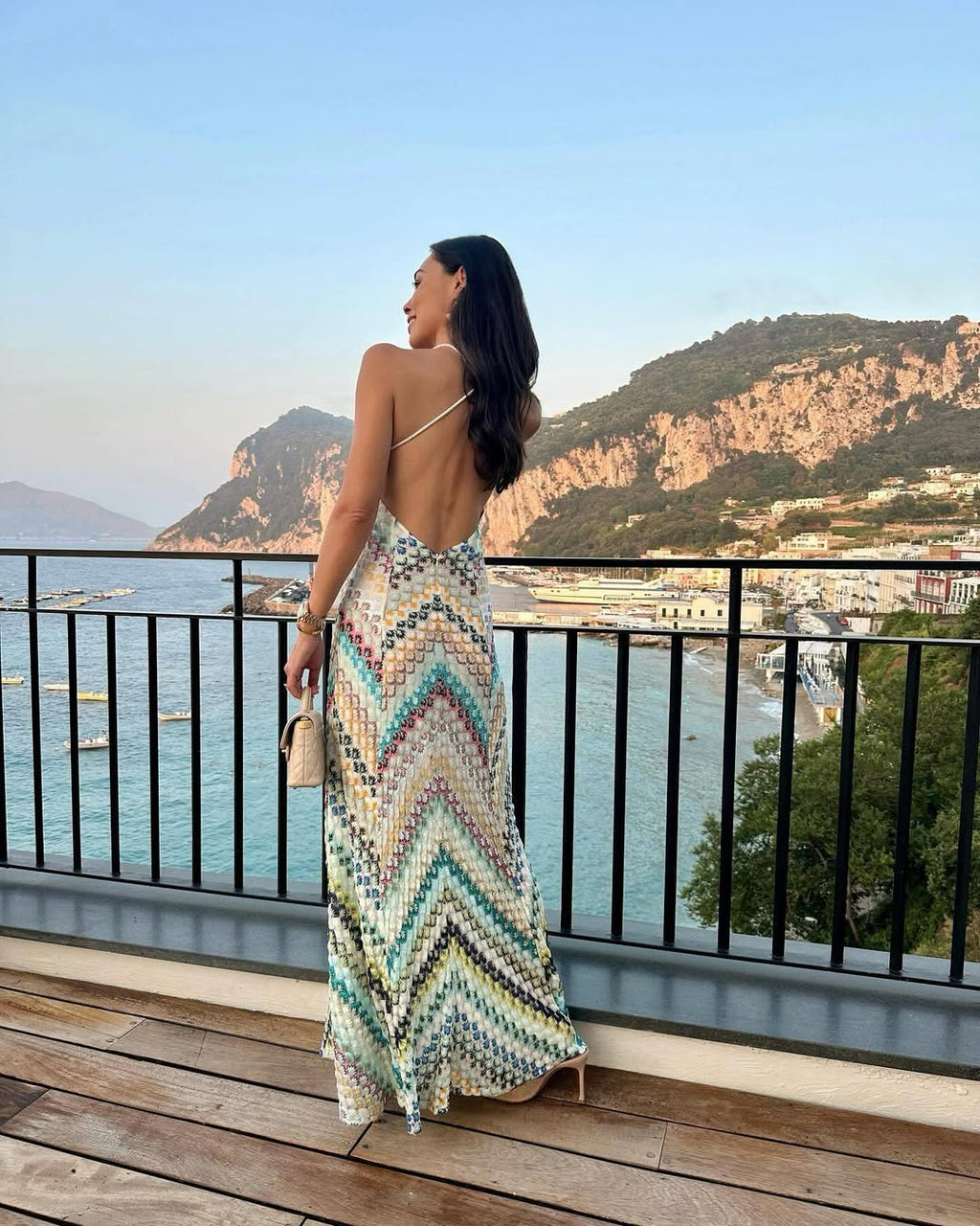 Invitation Only Summer Multicolor Maxi Dress