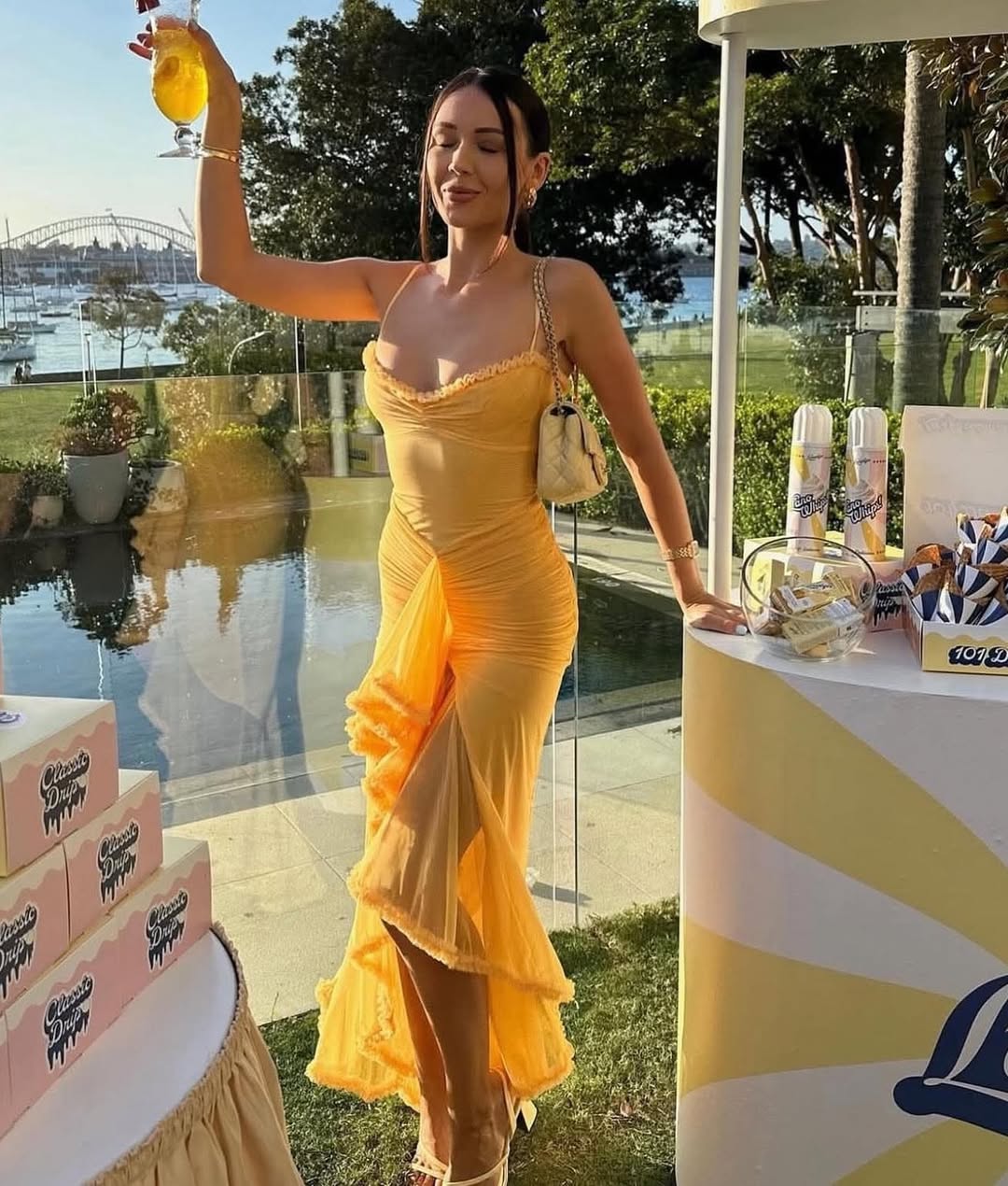 Molly Elegant Yellow Maxi Dress