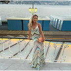 Invitation Only Summer Multicolor Maxi Dress