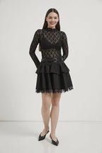 Obsession Black Sheer Lace Top