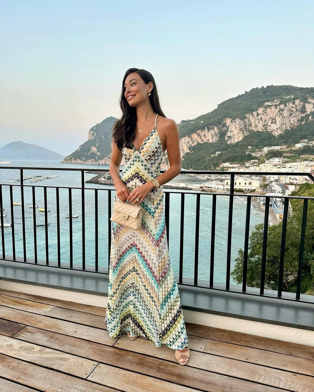 Invitation Only Summer Multicolor Maxi Dress