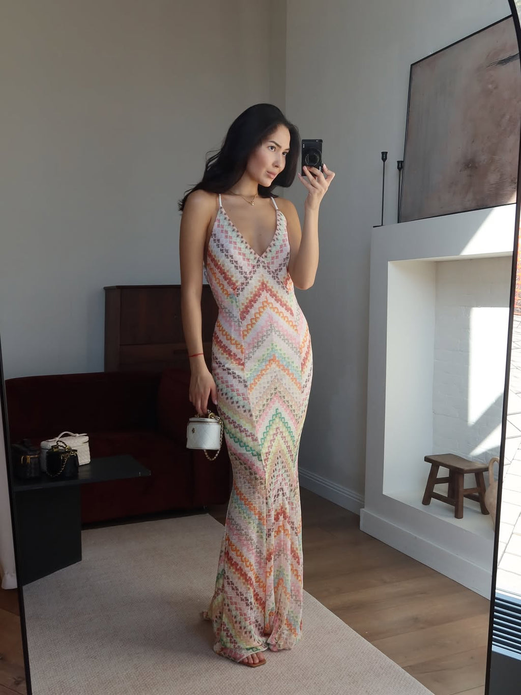 Invitation Only Summer Pastel Maxi Dress