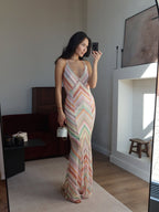 Invitation Only Summer Pastel Maxi Dress