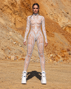 Desert Spell White Jumpsuit