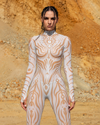 Desert Spell White Jumpsuit