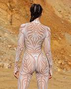 Desert Spell White Jumpsuit
