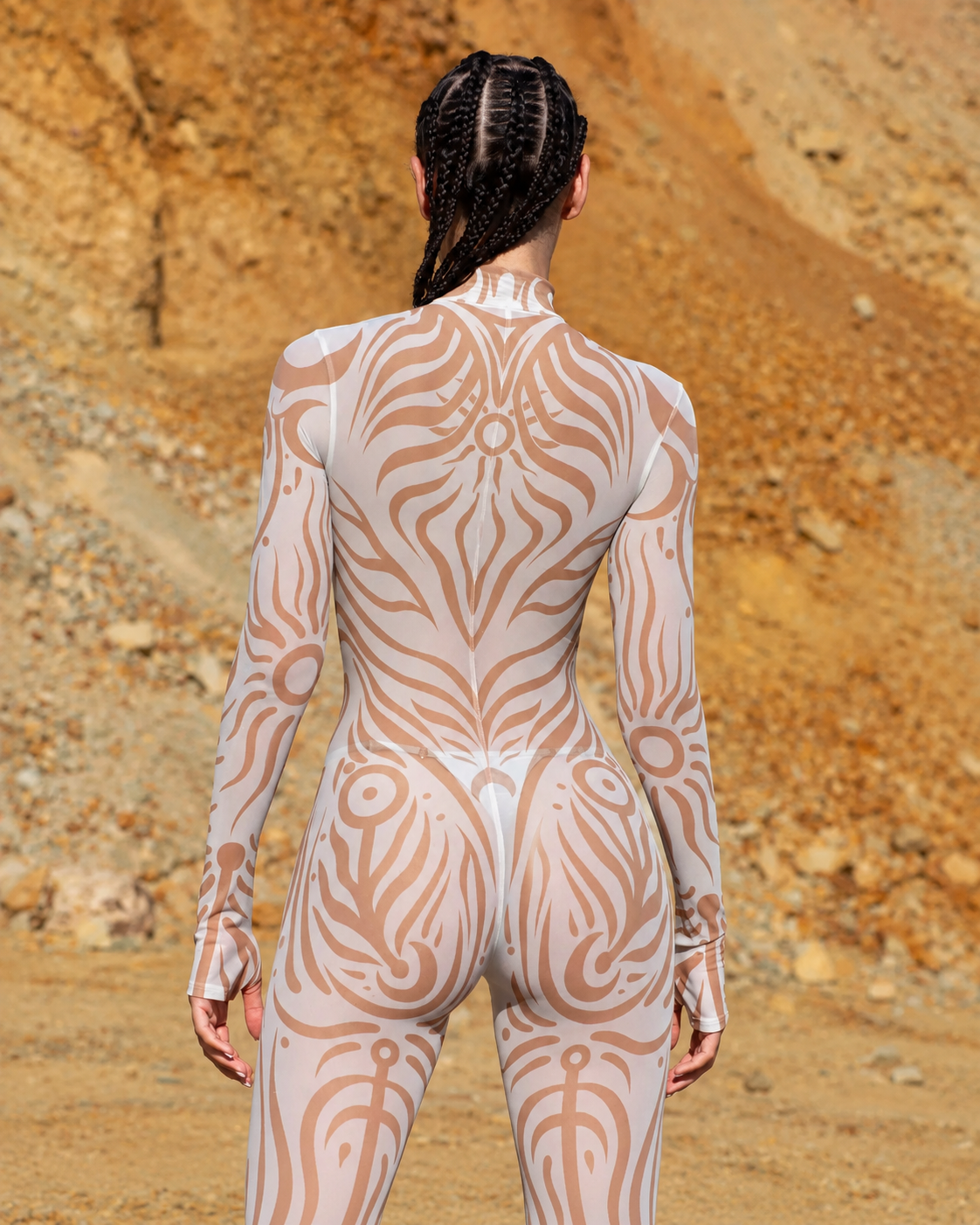 Desert Spell White Jumpsuit