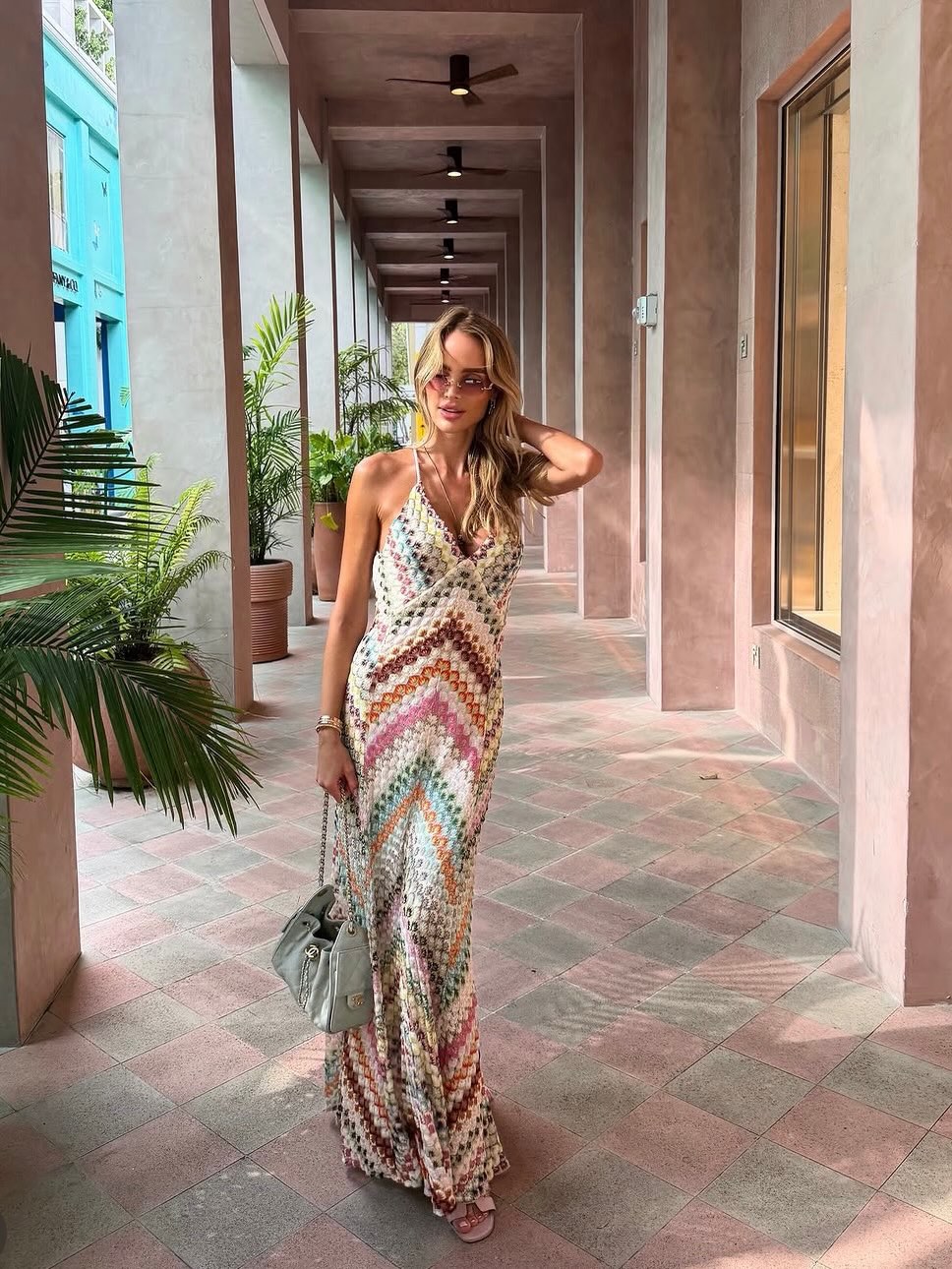 Invitation Only Summer Pastel Maxi Dress