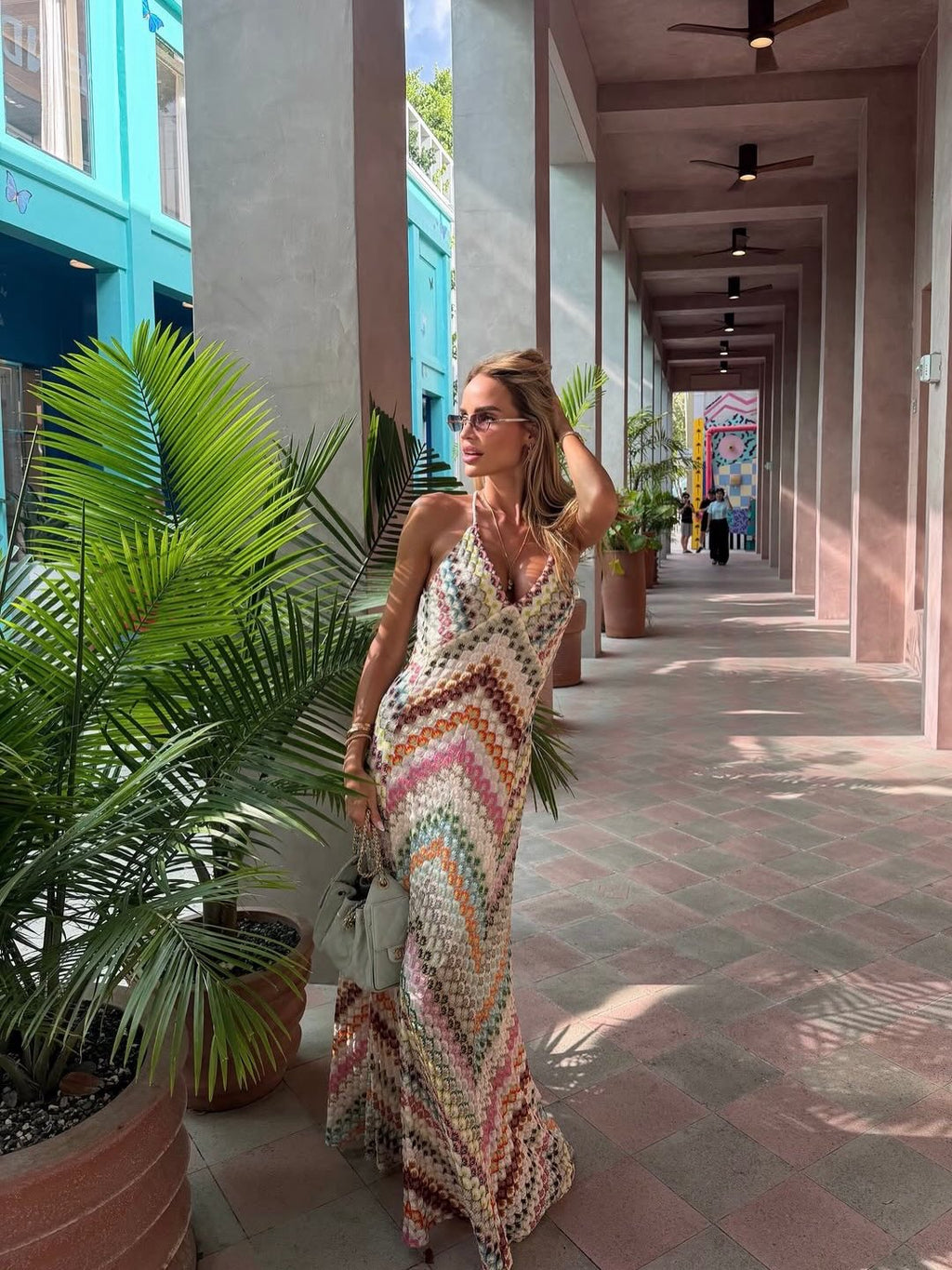Invitation Only Summer Pastel Maxi Dress