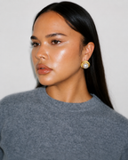Royal Gold Pearl Earrings