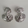Ocean Whisper Silver Sculpted Earrings