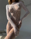 Celeste Sheer White Lace Jumpsuit