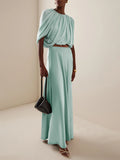 Isla Mint Drape Top