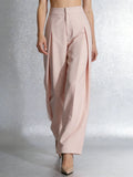 Lux Blush High-Waist Pants