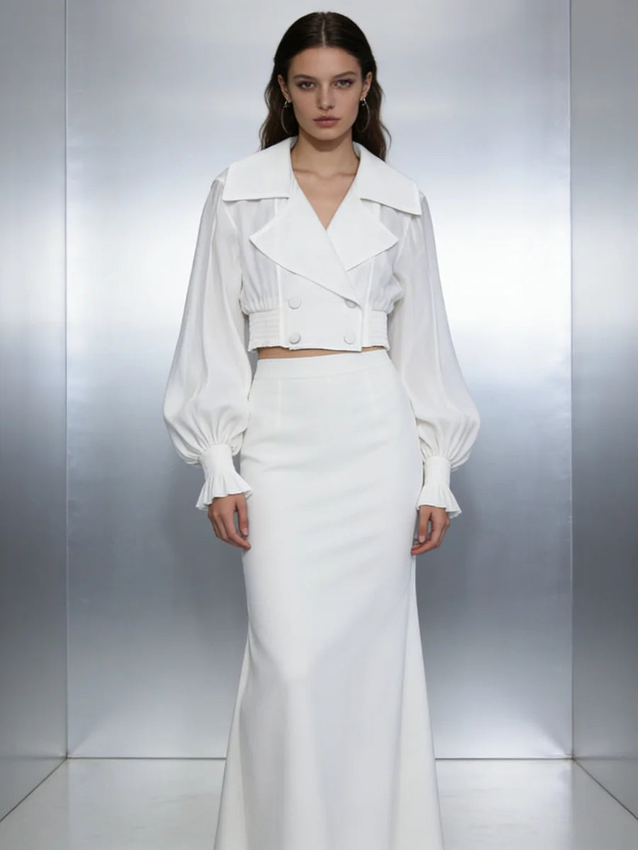 Blair White Jacket Blouse