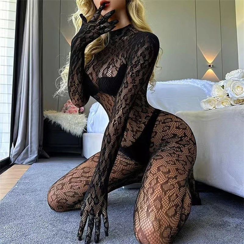 Nightfall Black Lace Jumpsuit