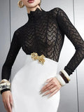 Obsession Black Sheer Lace Top