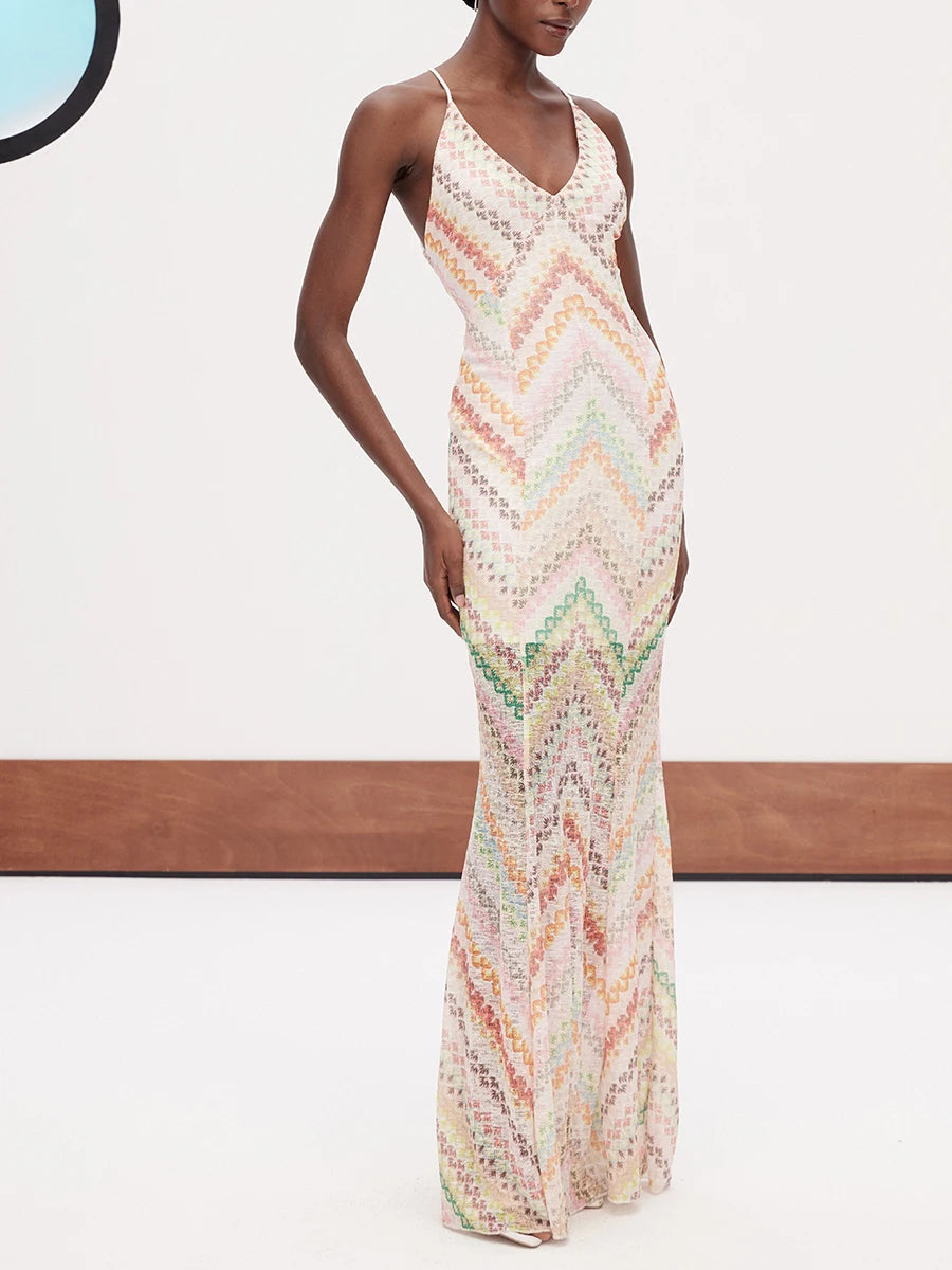 Invitation Only Summer Pastel Maxi Dress