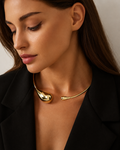 Self Love Gold Teardrop Necklace