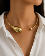 Self Love Gold Teardrop Necklace
