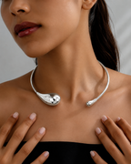 Self Love Silver Teardrop Necklace