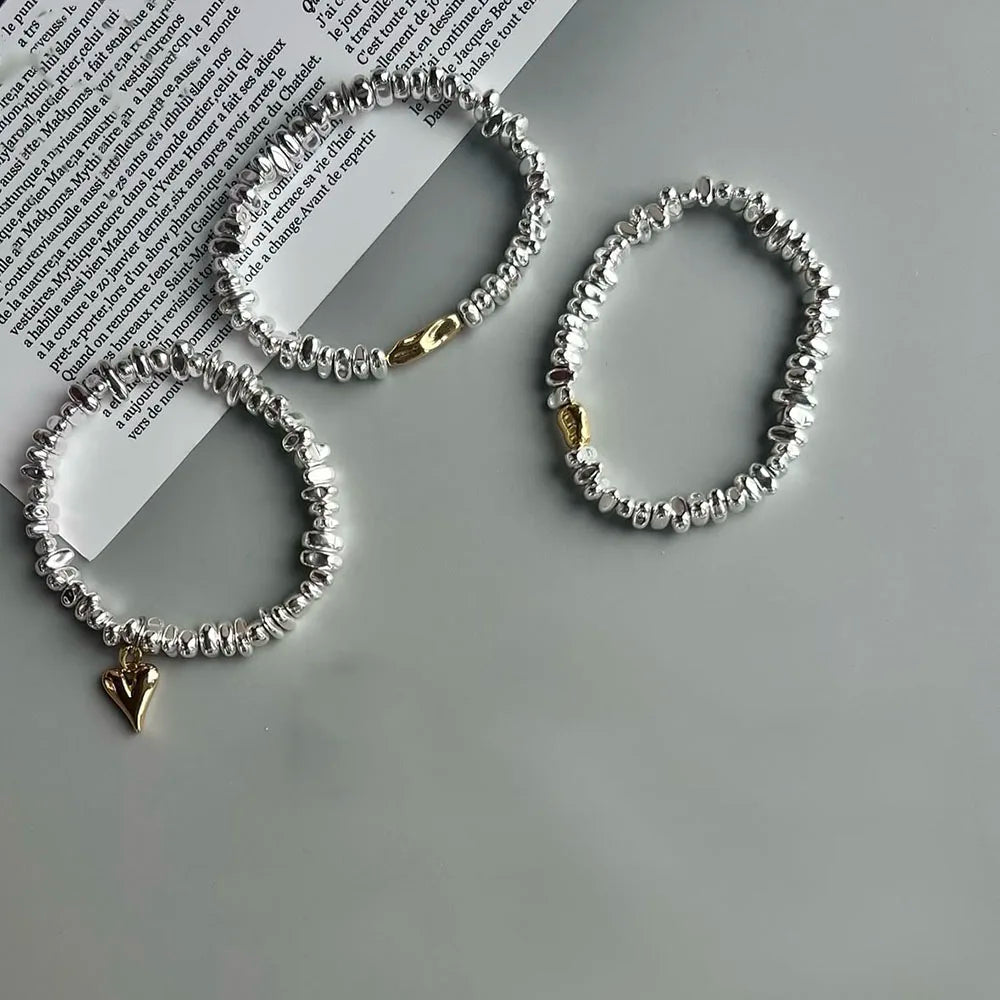 Cold Fusion Silver Bracelet Set