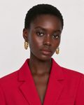 Two-Tone Chain Earrings