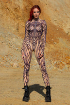 Wild Veins Black Jumpsuit