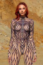 Wild Veins Black Jumpsuit