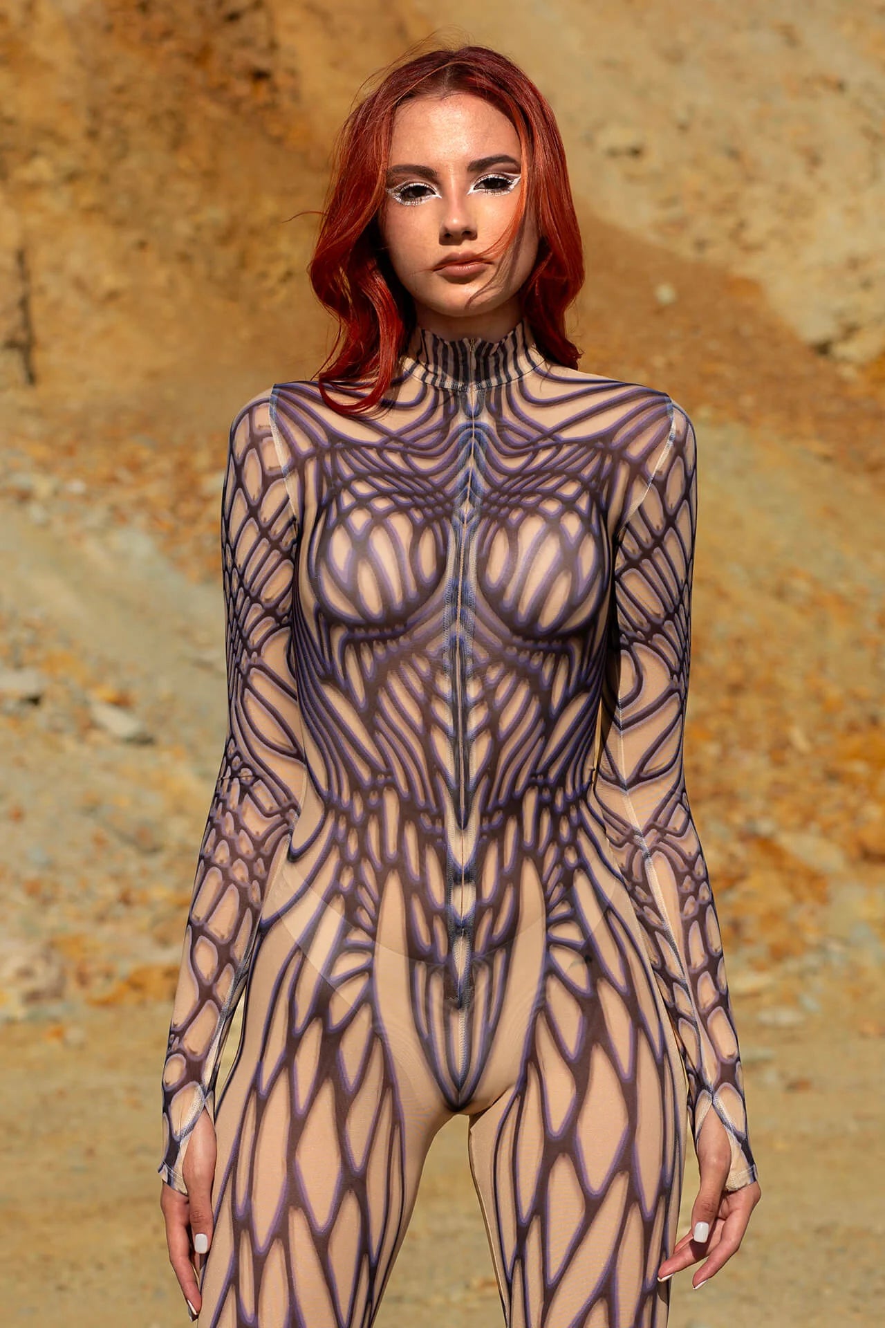 Wild Veins Black Jumpsuit