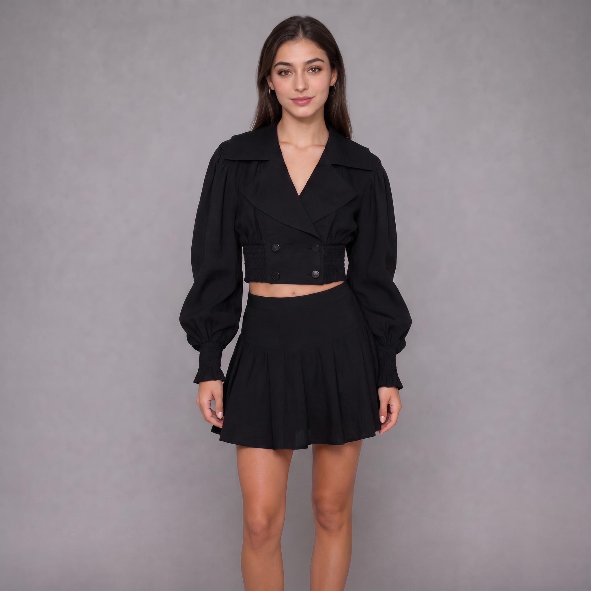 Blair Black Jacket Blouse