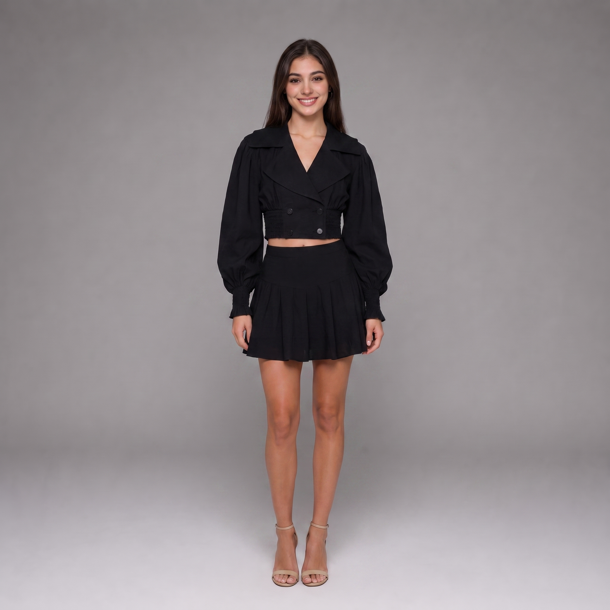 Blair Black Jacket Blouse