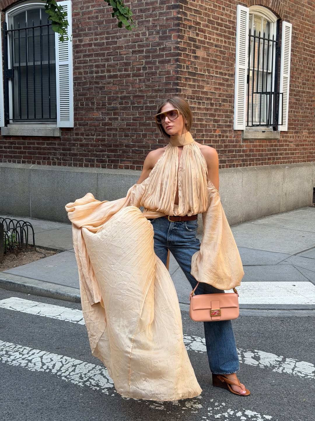 Cassiopeia Beige Ethereal Top