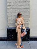 Cassiopeia Beige Ethereal Top