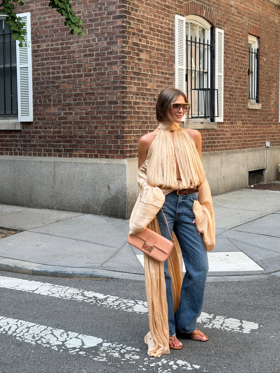Cassiopeia Beige Ethereal Top