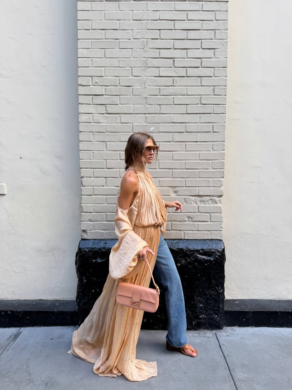 Cassiopeia Beige Ethereal Top