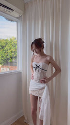 Sweetest Sin Ivory Lace Two-Piece Set
